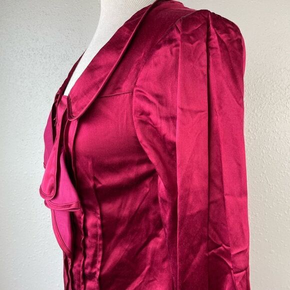 NWT BCBG MaxAzria Silk Blend Blouse Top Size S - Picture 4 of 8